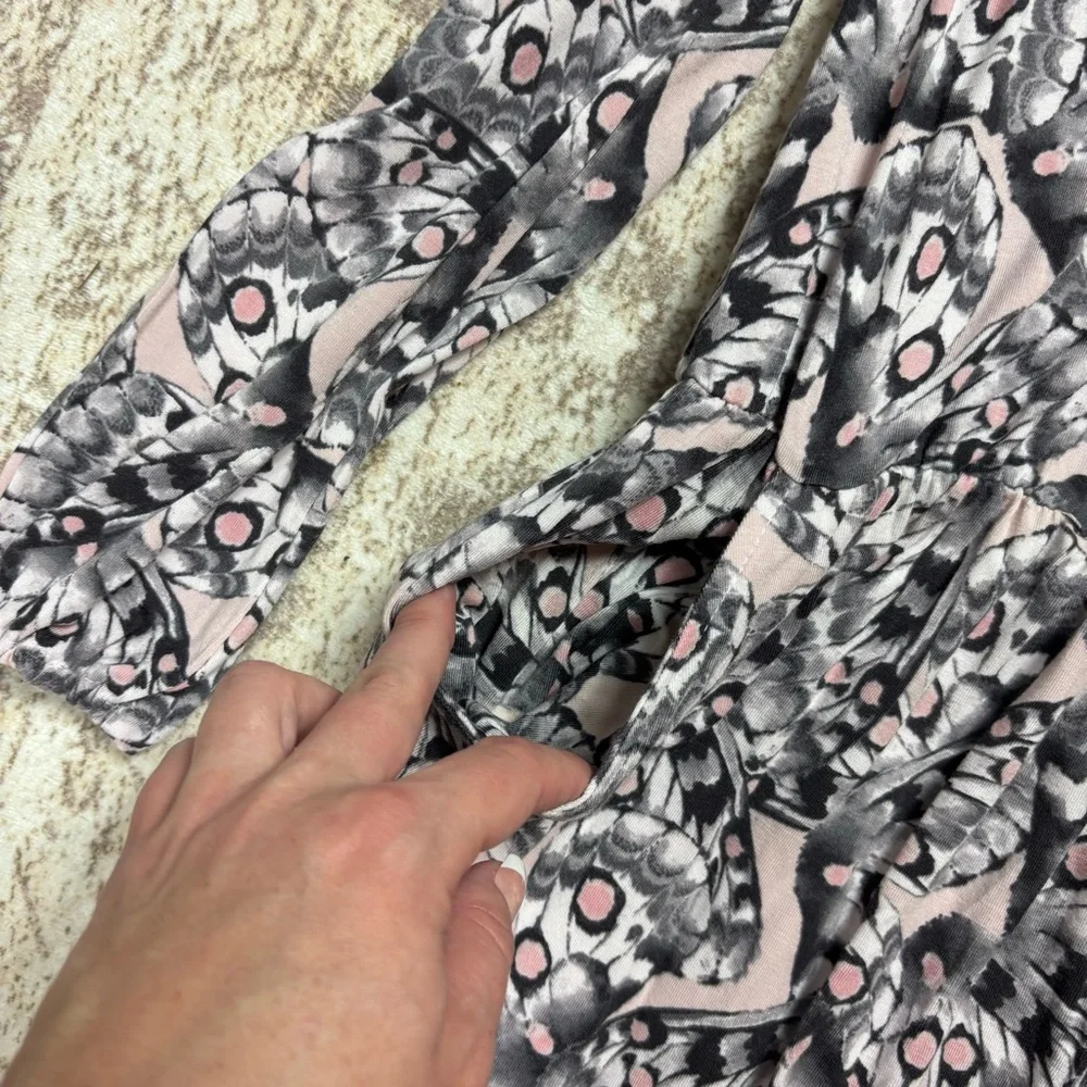 Imoga Butterfly Print Jersey Knit‎ Patricia Dress Girls 12